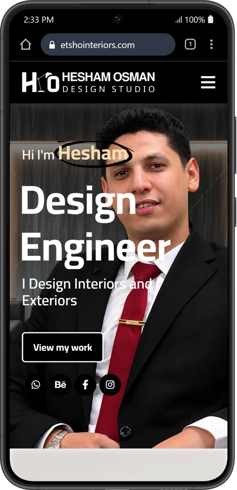 Etsho Interiors — نسخة الموبايل